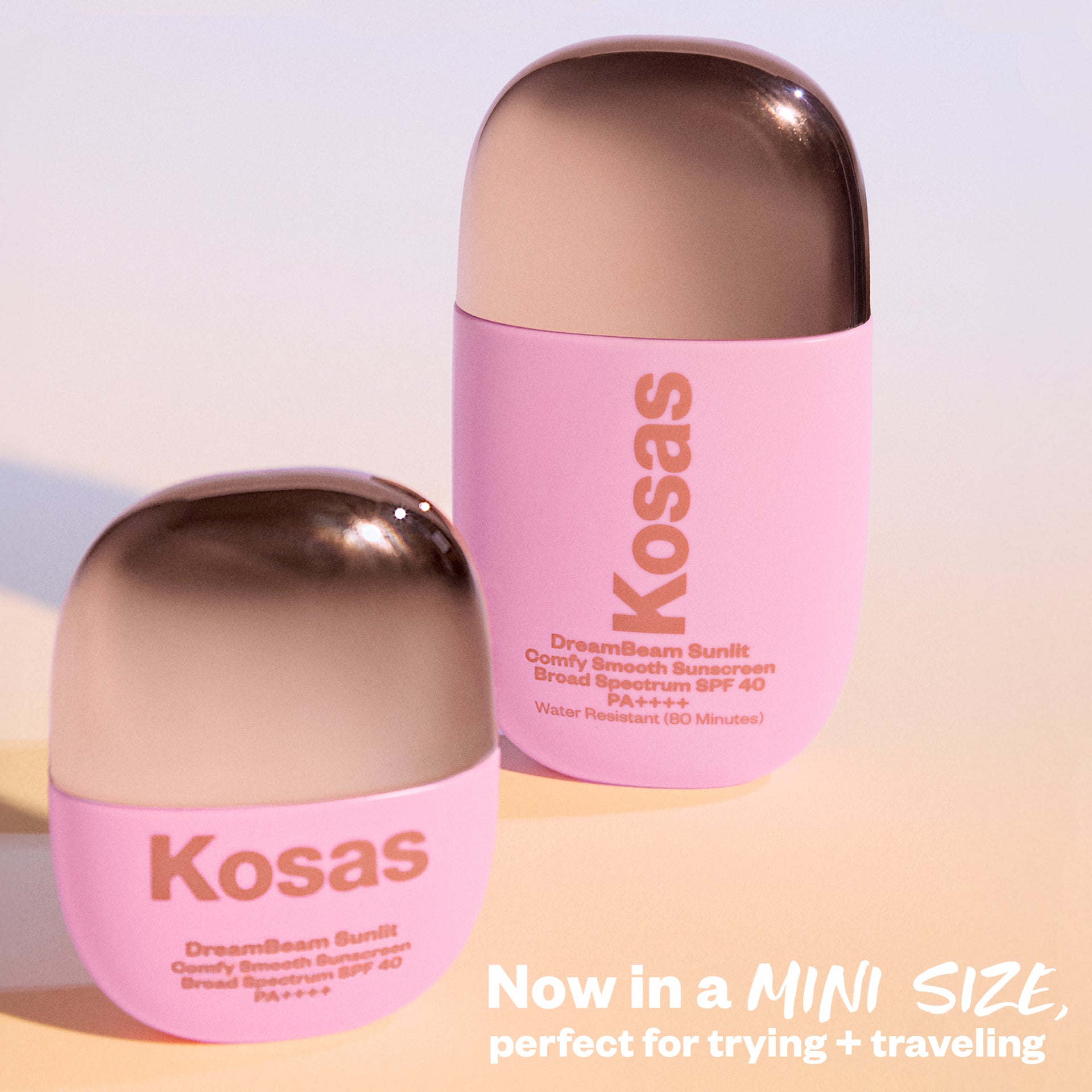 Now in a mini size, perfect for trying + traveling