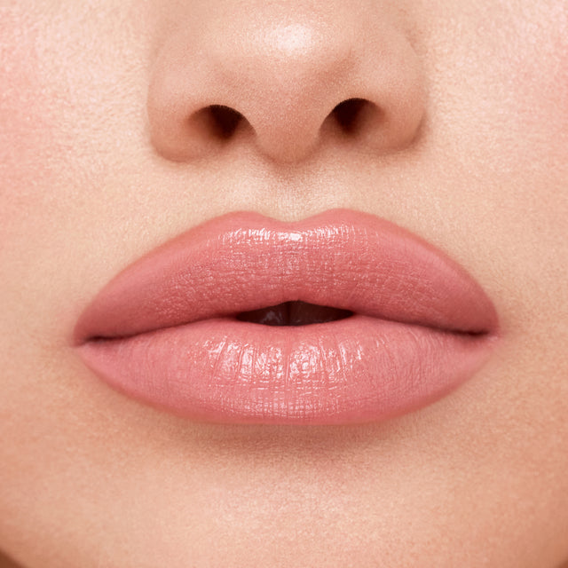 Light skin tone model wearing Weightless Lip Color in Fantasy Life