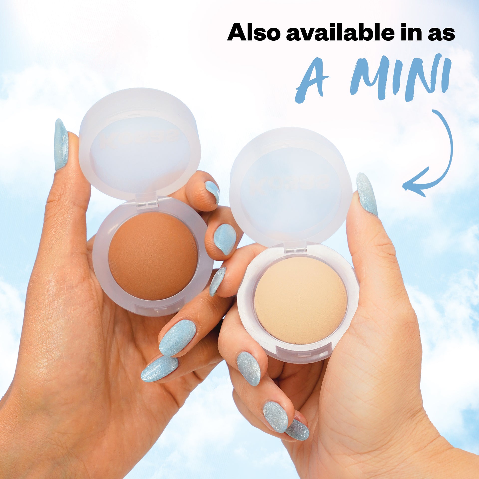 Mini Cloud Set Setting Powder and Mini Cloud Set Brightening Powder