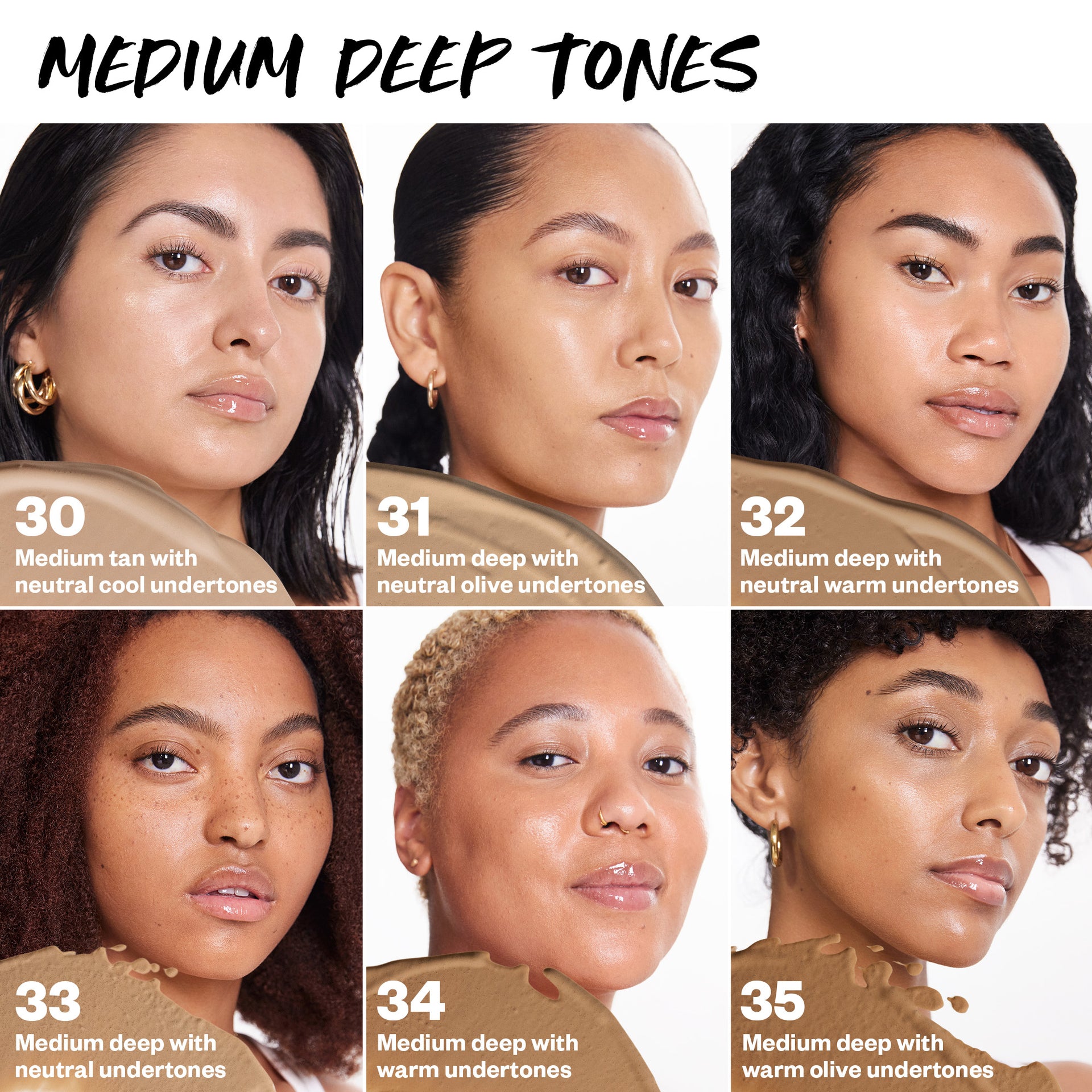 BB Burst Shade Family in Medium Deep Tones