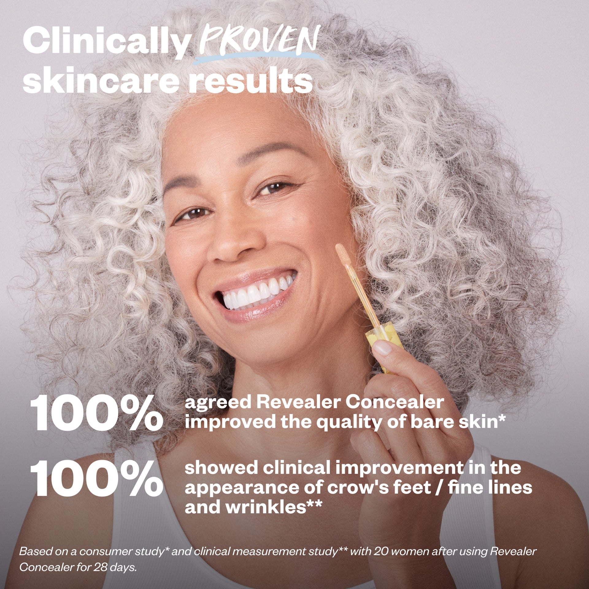 Skincare benefits or revealer concealer