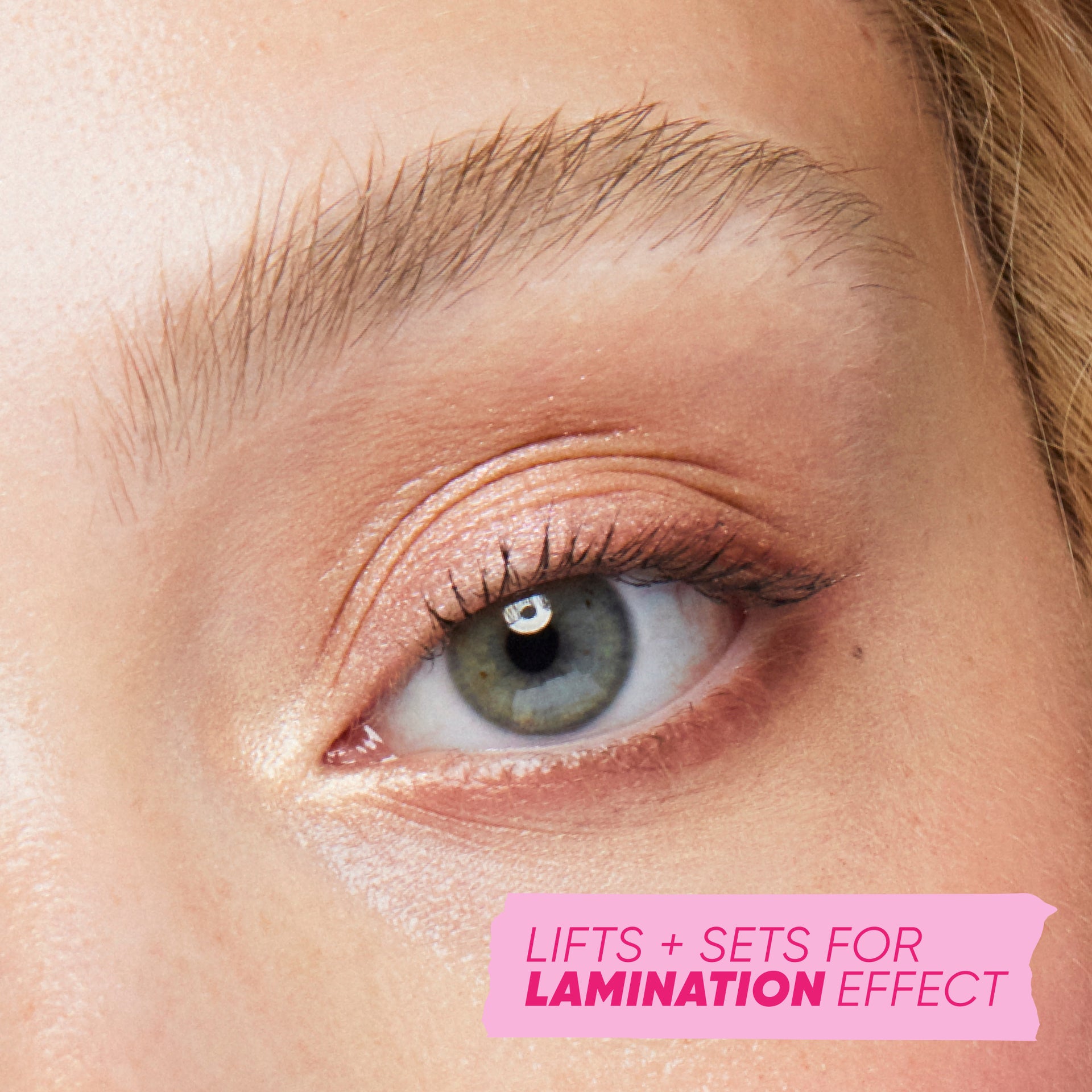 Lift + sets for lamination effect