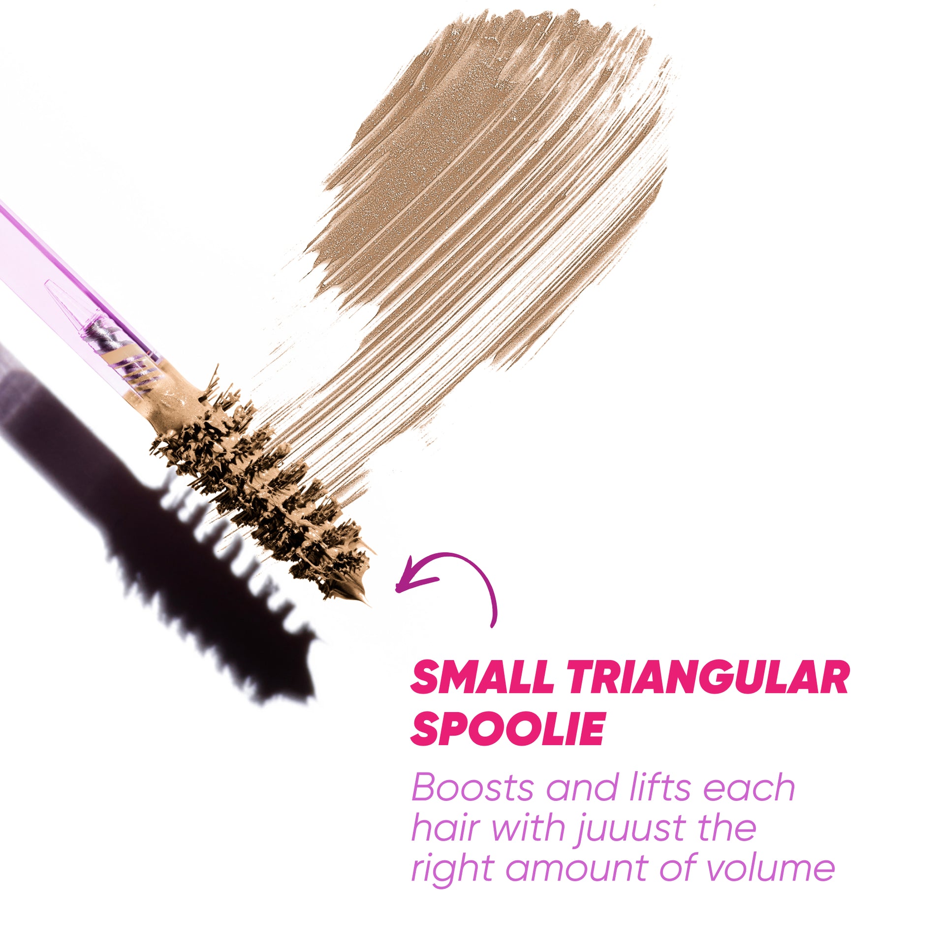 Airbrow Tinted in Honey Blonde - Small triangular spoolie