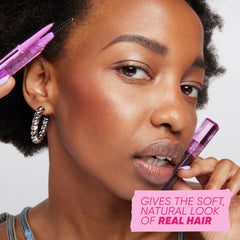 Brow Pop Dual-action in Black - gives the soft, natural look of real hair