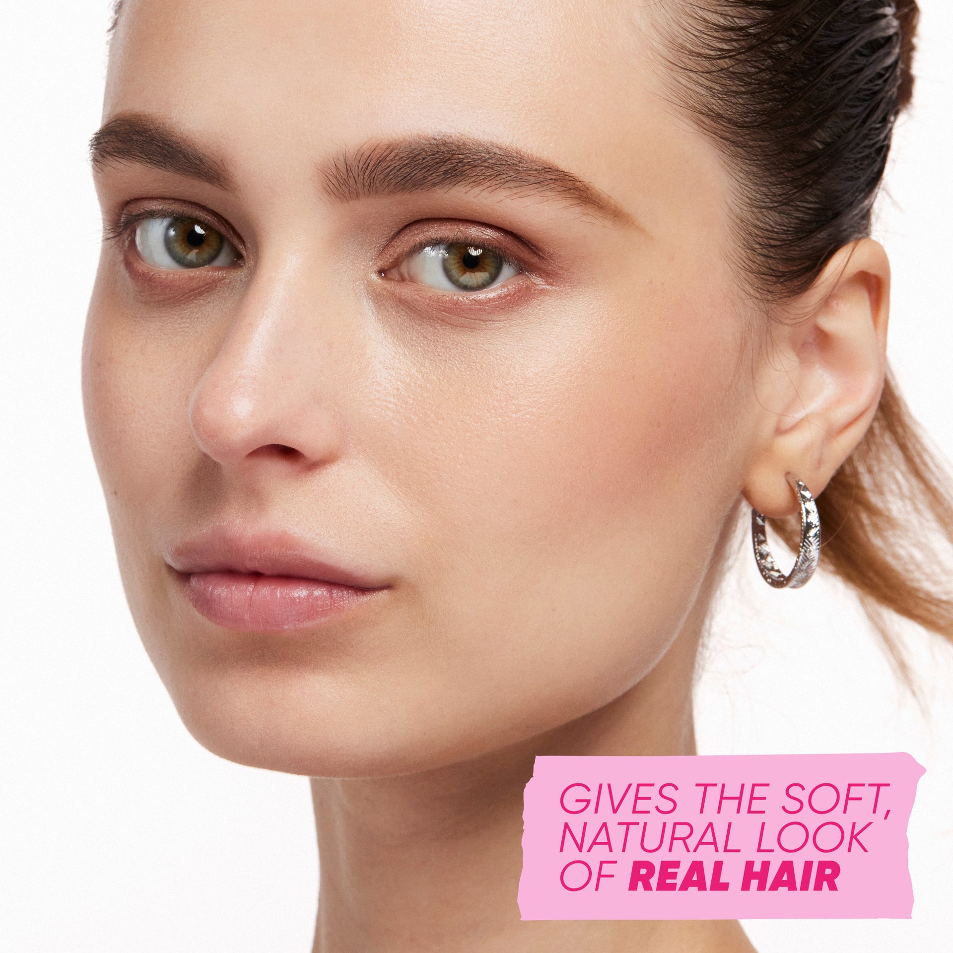 Brow Pop Dual-Action in Medium Brown - gives the soft, natural look of real hair