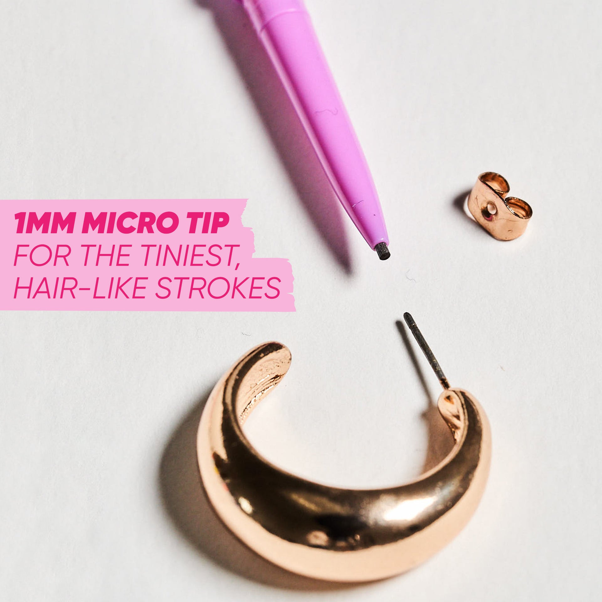 Brow Pop Nano 1mm micro tip - for the tiniest hair-like strokes