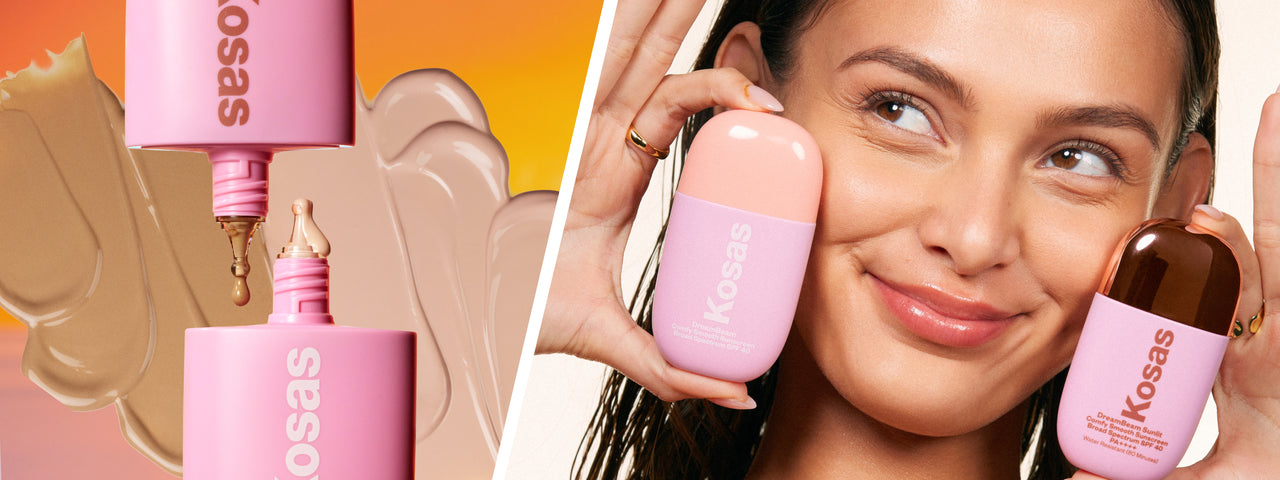 Kosas dreambeam: original and sunlit variant