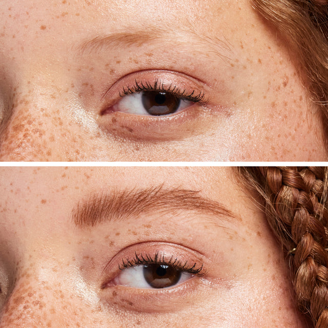 Model wearing Air Brow - Tinted in Auburn