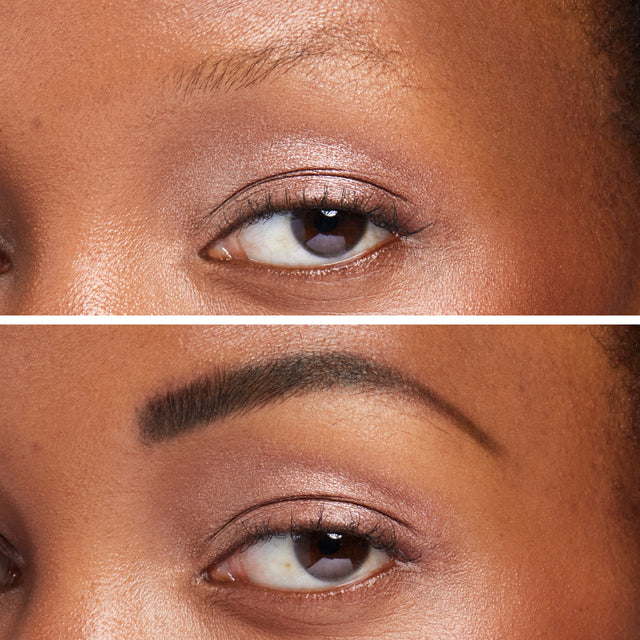 Model wearing Air Brow - Tinted in Black