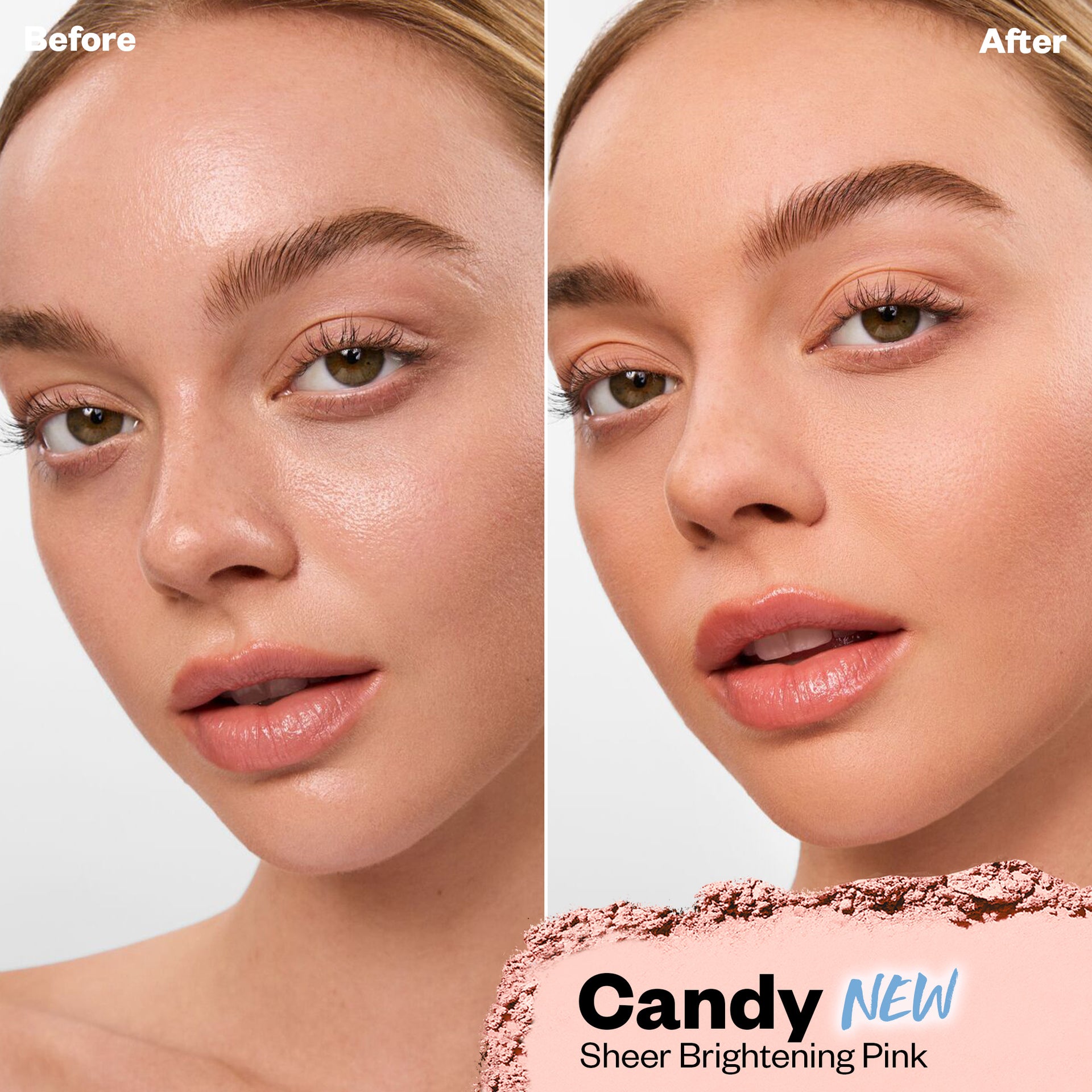 Before and after applying Cloud Set Brightening in Candy