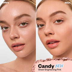 Before and after applying Cloud Set Brightening in Candy