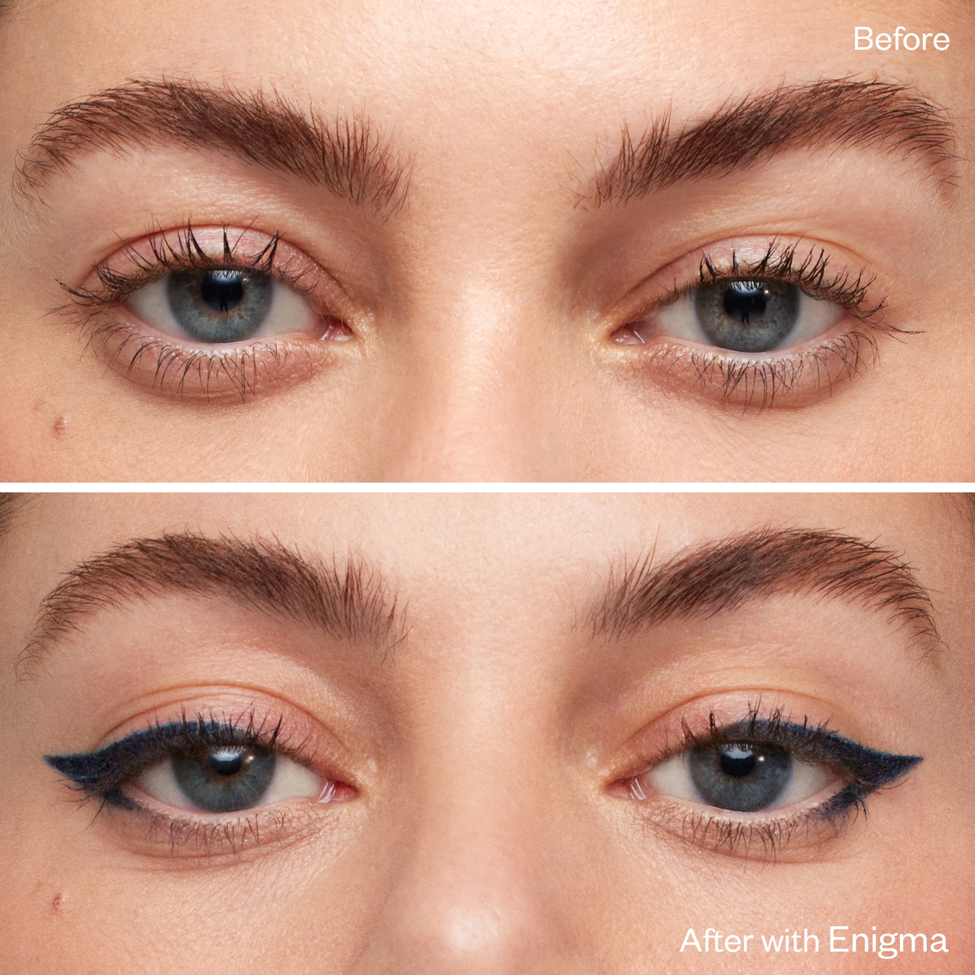 Before and after applying Soulgazer Enigma