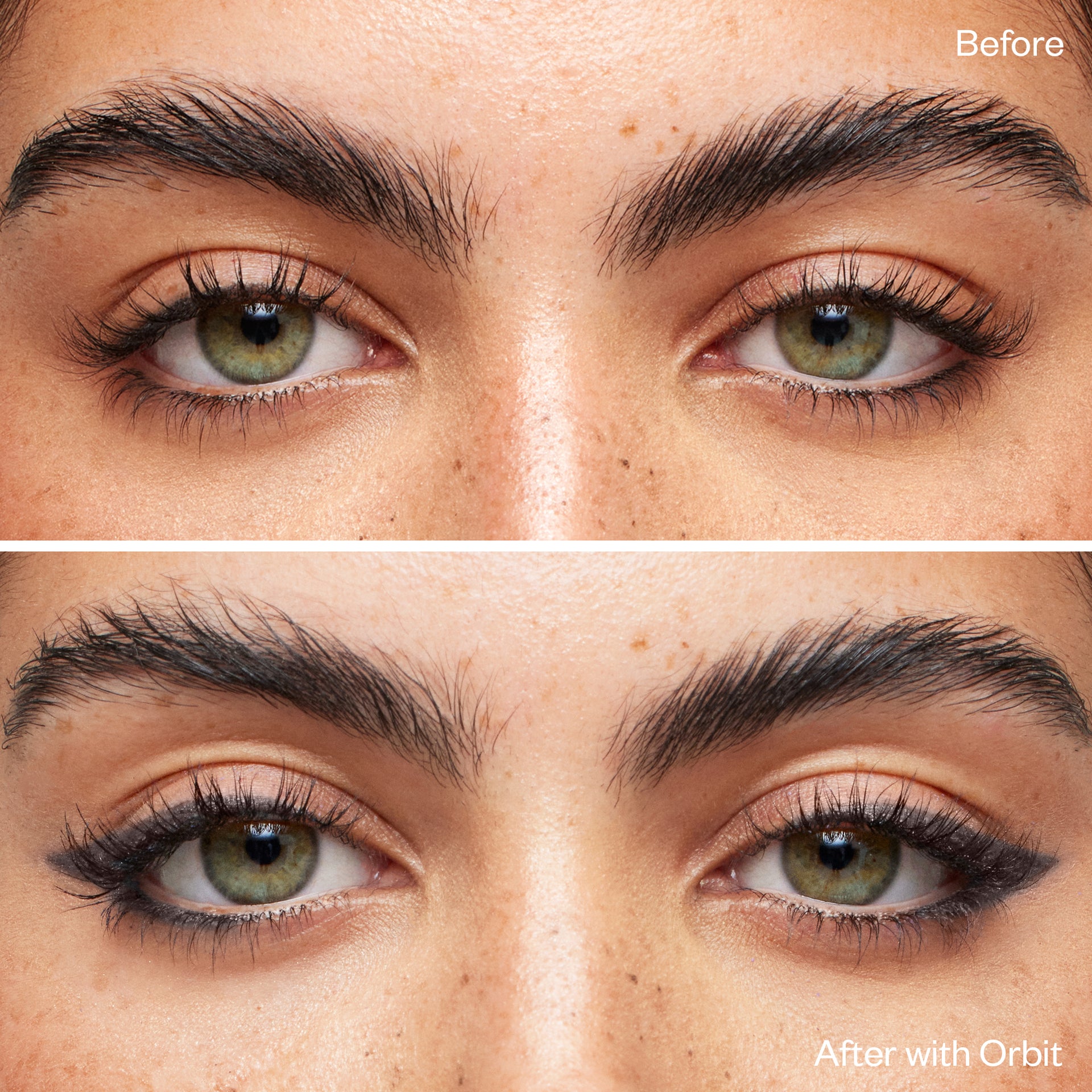 Before and after applying Soulgazer Orbit