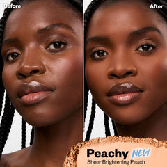 Before and after applying Cloud Set Brightening in Peachy