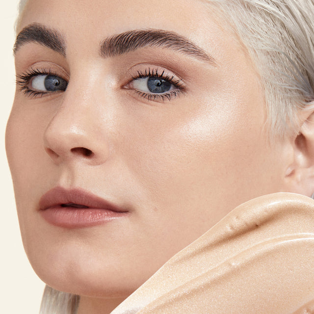 Model wearing Glow I.V. in Revive