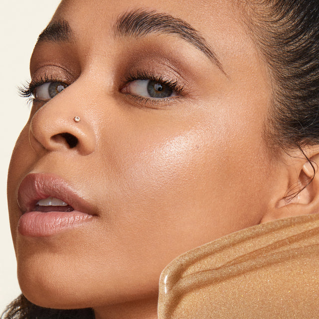 Model wearing Glow I.V. in Boost