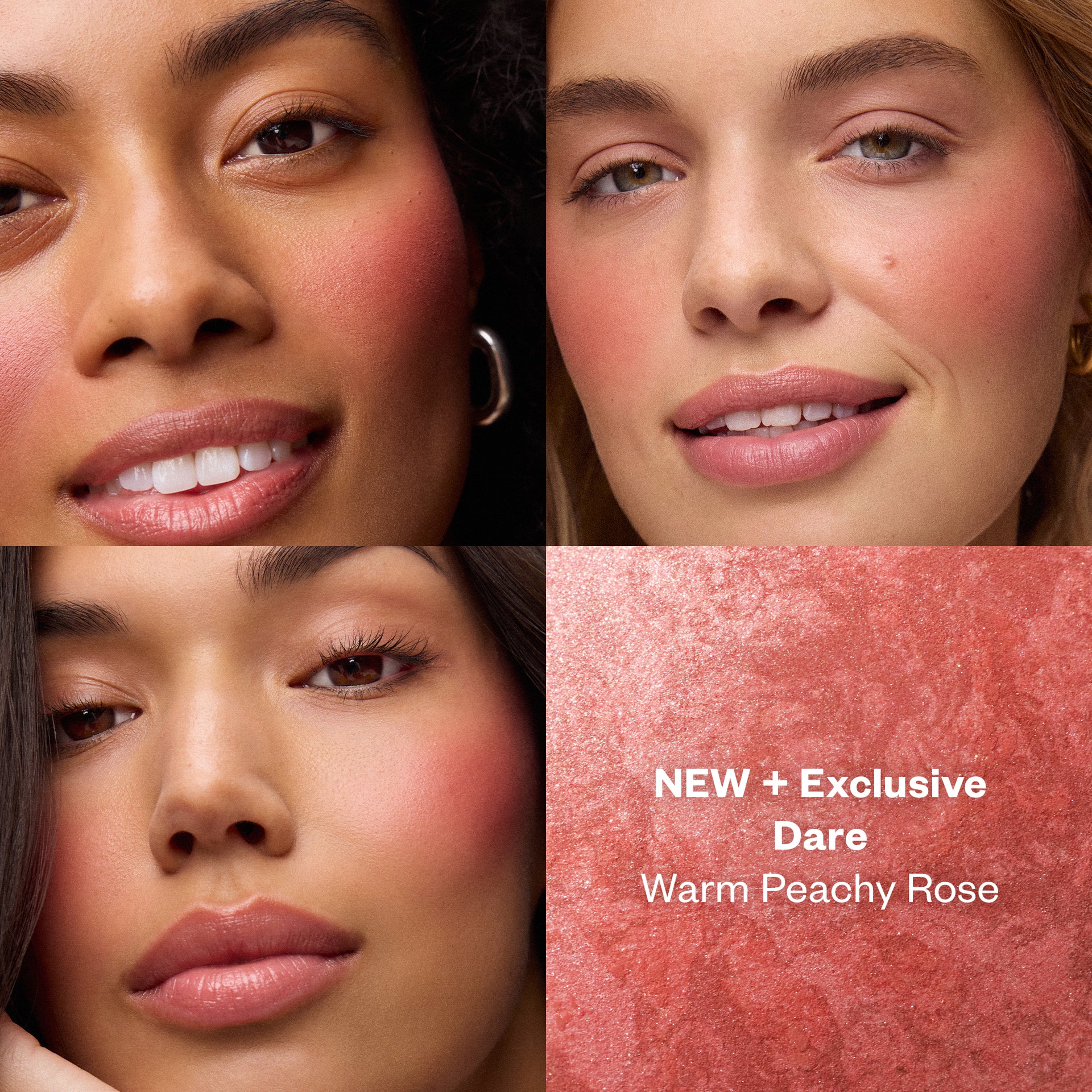 Blush is Life Dare when applied on different skin tones