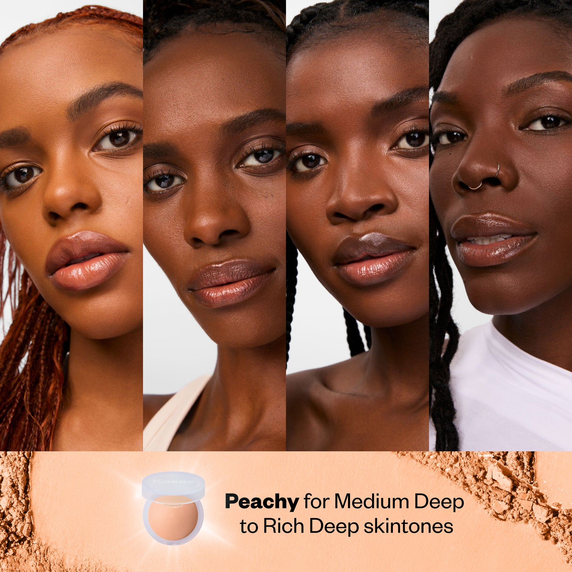 Find Your Shade - Peachy (Medium Deep to Rich Deep Skintones)