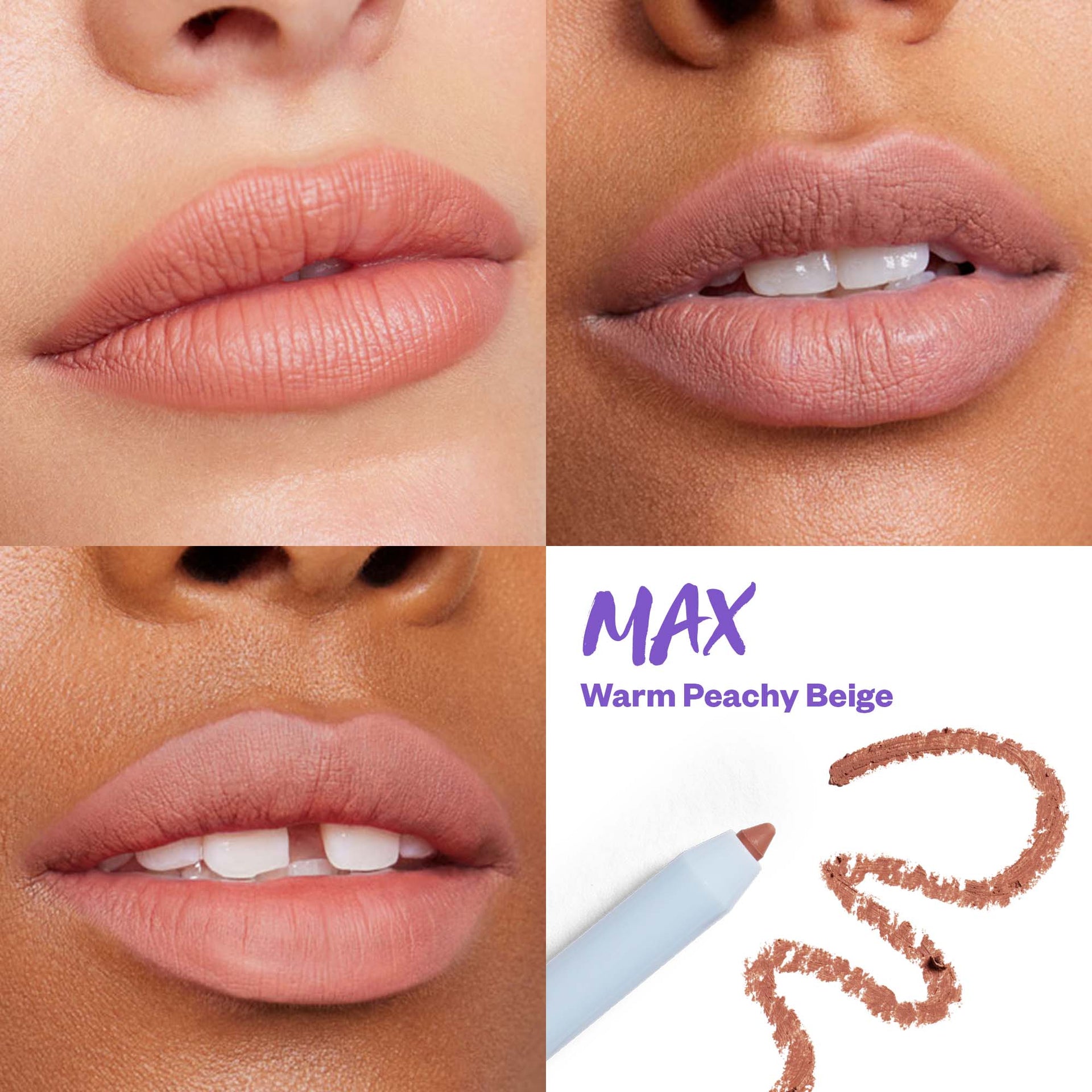 Hotliner in the shade Max when applied