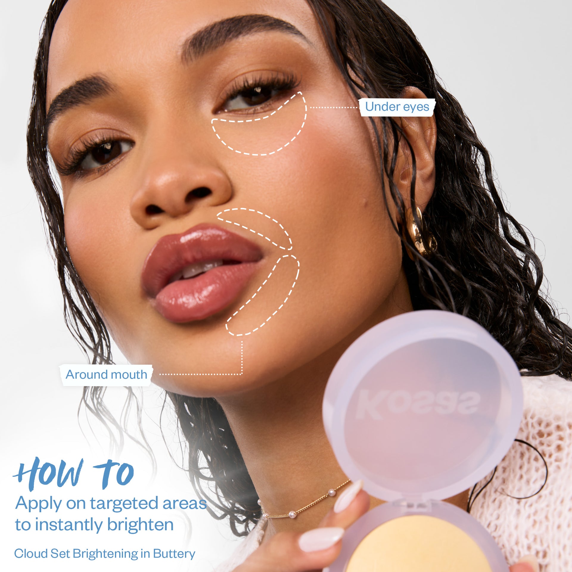 How to Use Cloud Set Brightening Powder