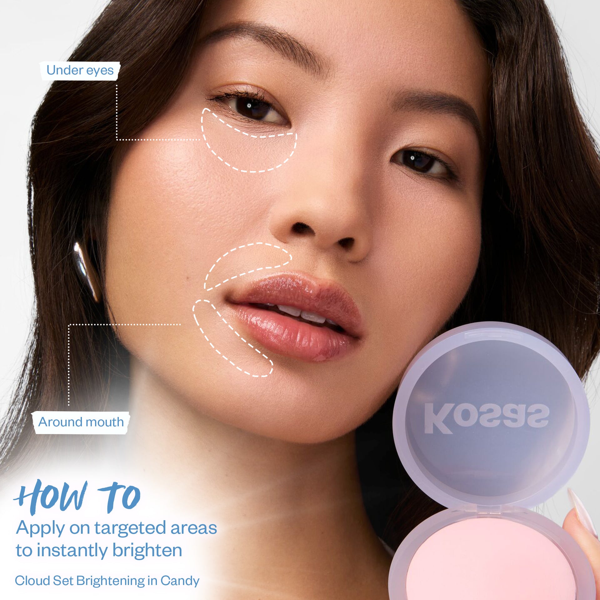 How to Use Cloud Set Brightening Powder