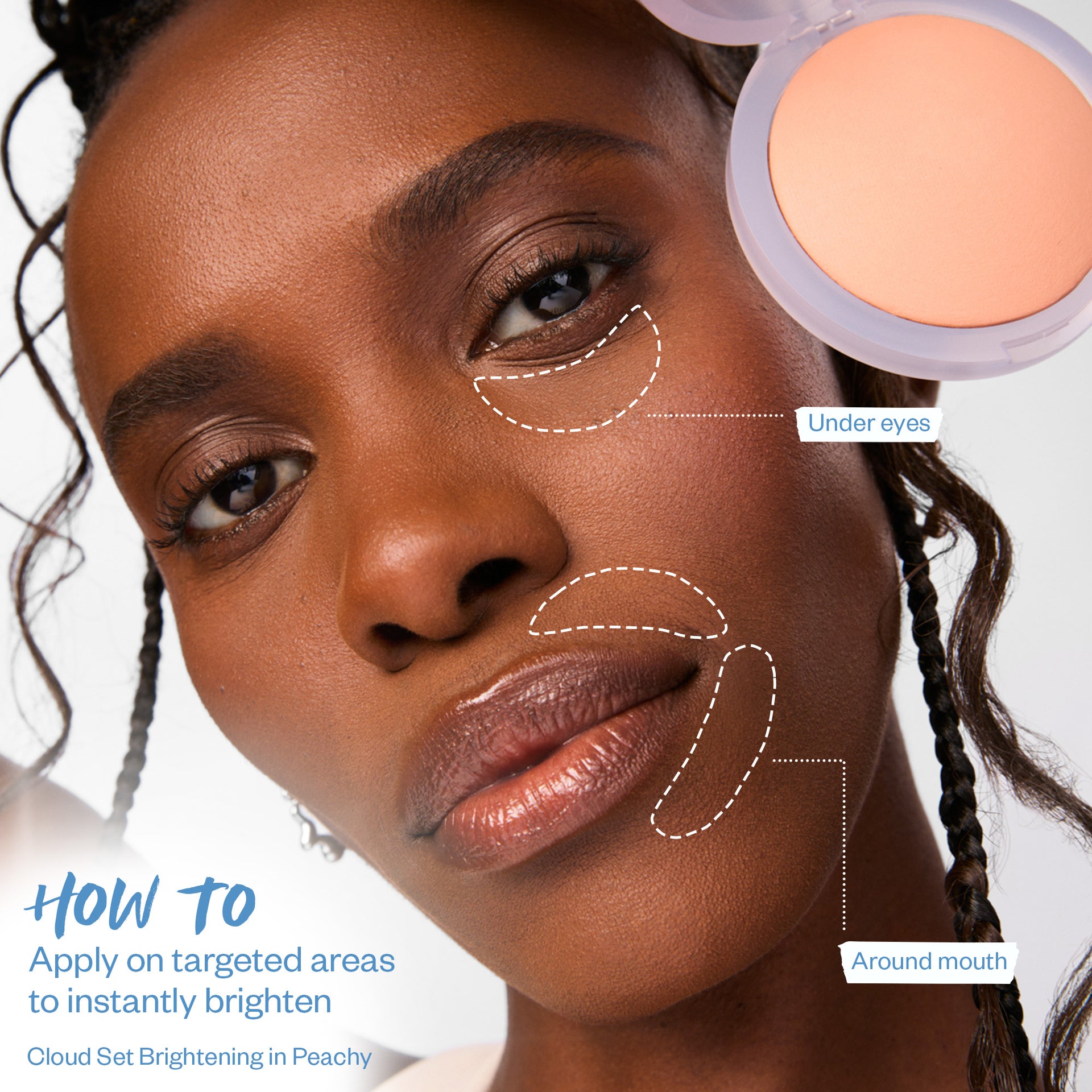 How to Use Cloud Set Brightening Powder