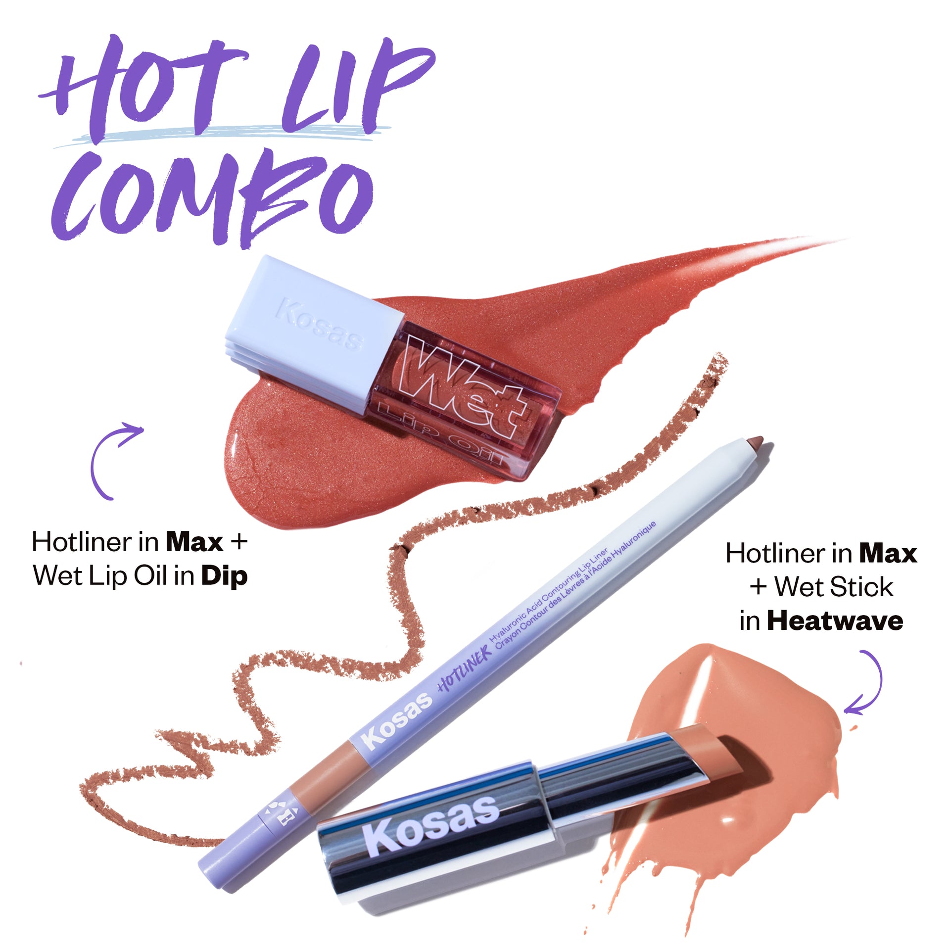 Hot Lip Combo (Hotliner + Wet Stick/Wet Lip Oil)