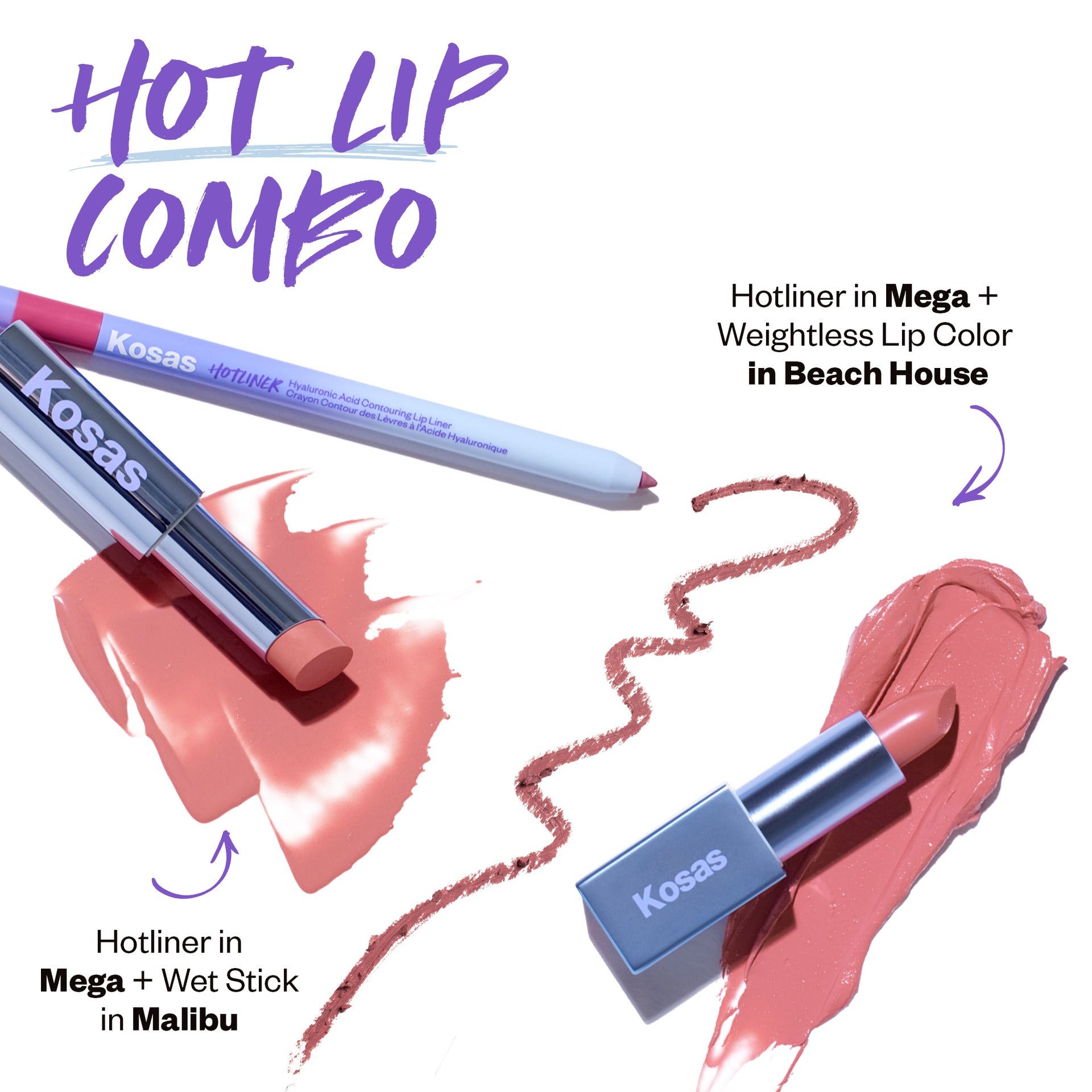 Hot Lip Combo (Hotliner + Wet Stick/Wet Lip Oil)