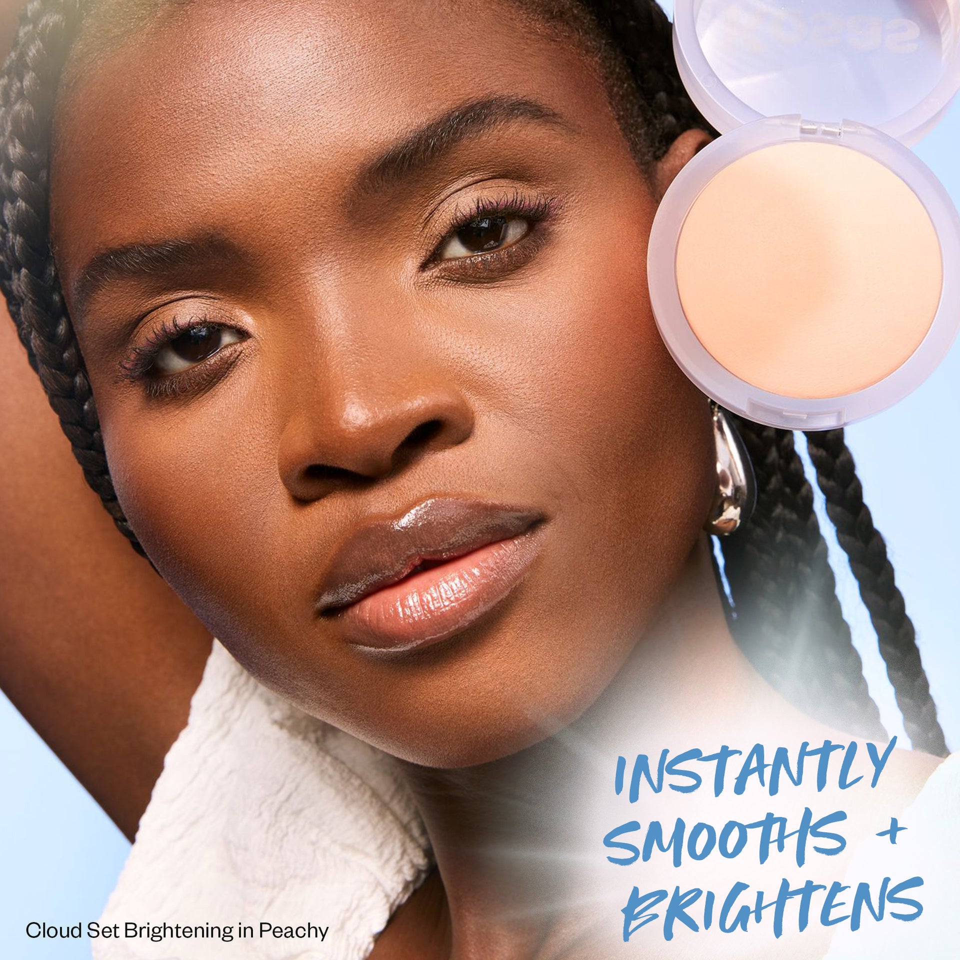 Cloud Set Brightening in Peachy (Instantly Smooth + Brightens)