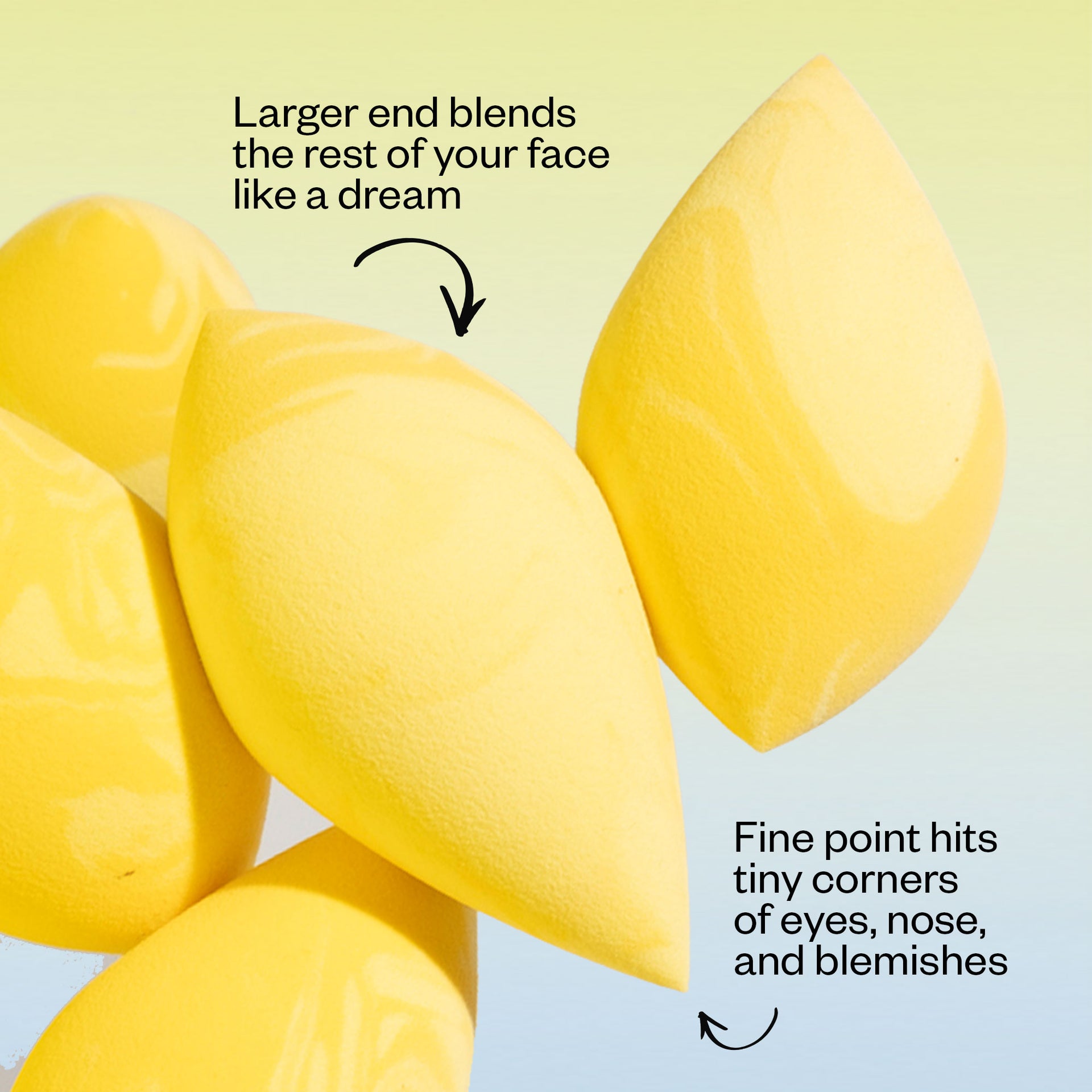 Usage of  Dual-Ended Makeup Blender