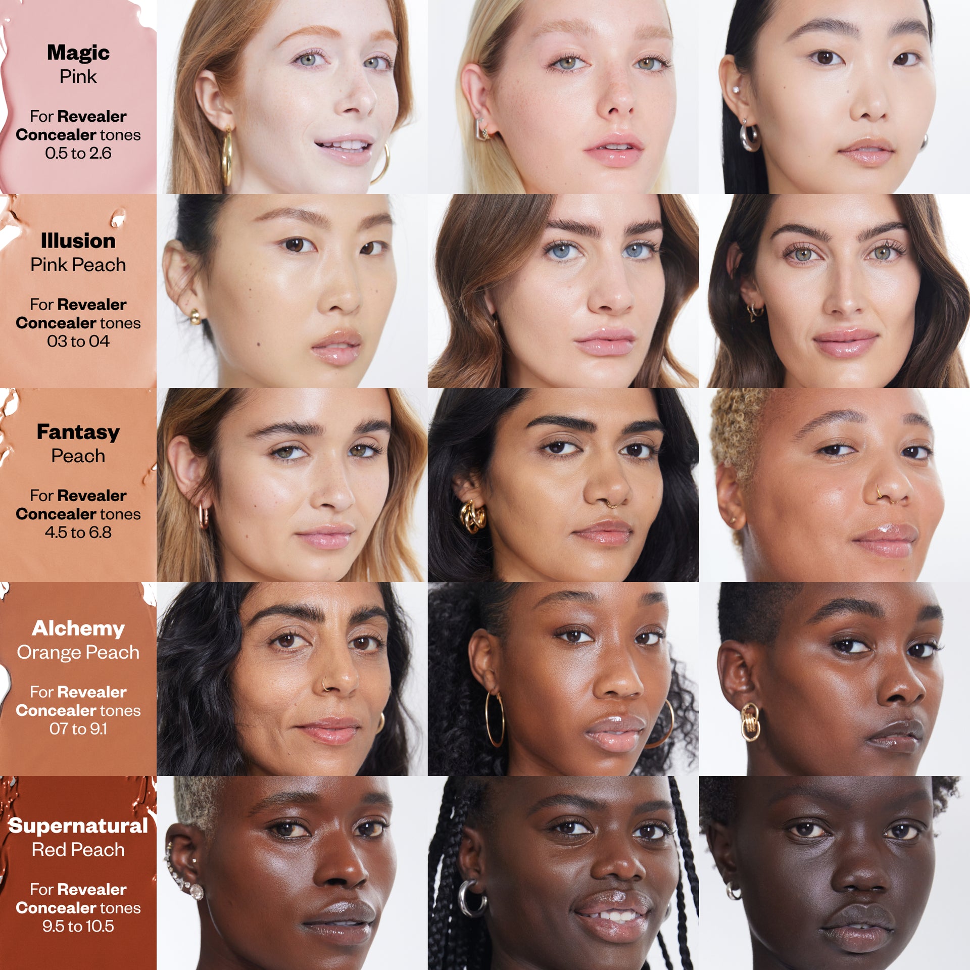 Bright Eyes Set Face Chart