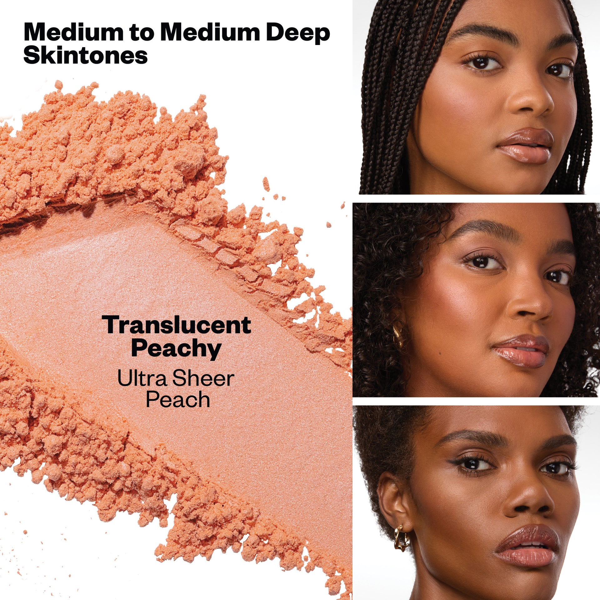 Cloud Set Loose Setting Powder in Translucent Peachy Shade Range Table