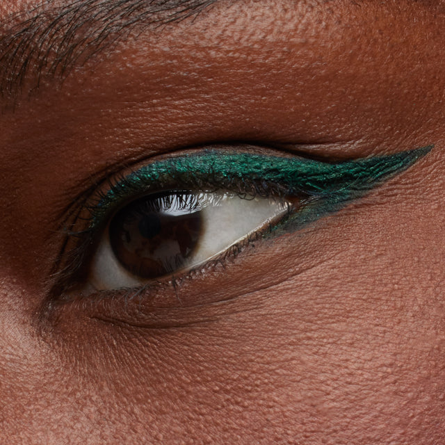 Deep skin tone model wearing Soulgazer in Eternal