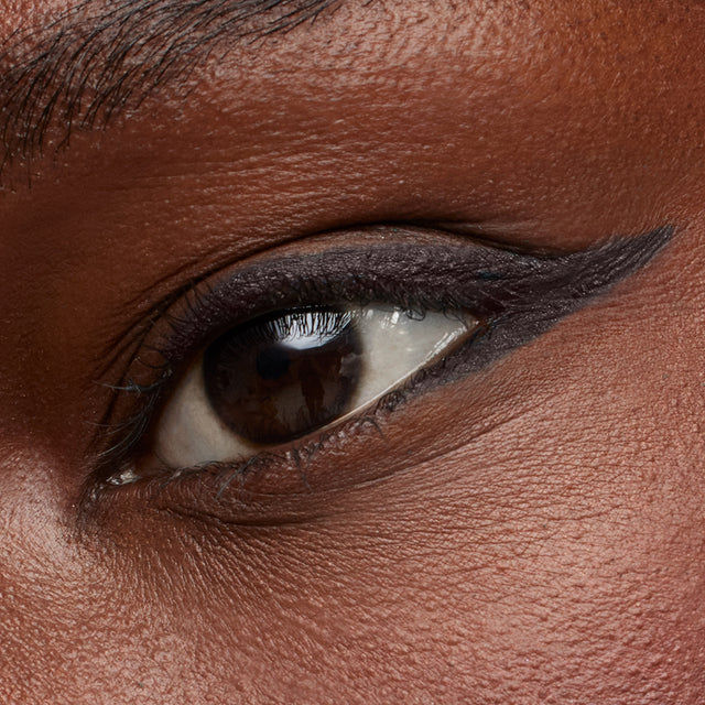 Deep skin tone model wearing Soulgazer in Orbit