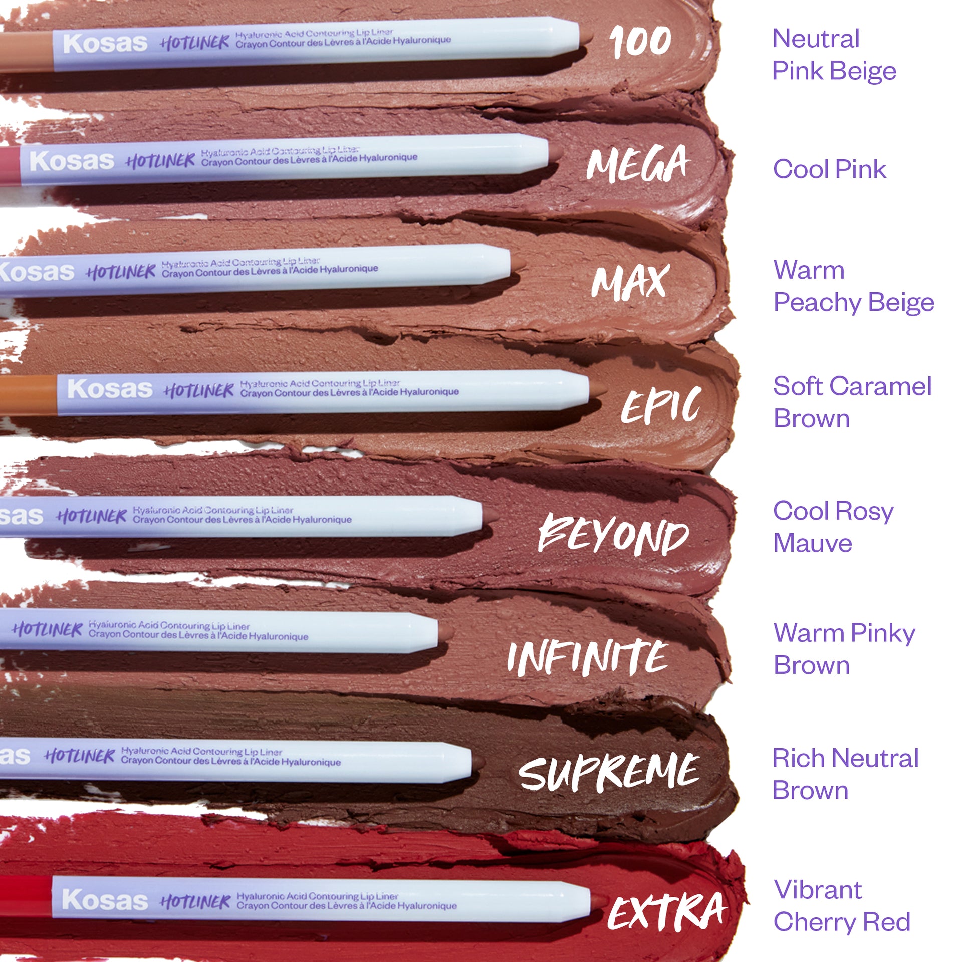 Hotliner Swatch Lineup