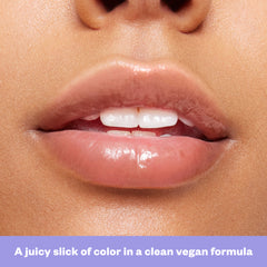 A juicy slick of color in a clean vegan formula