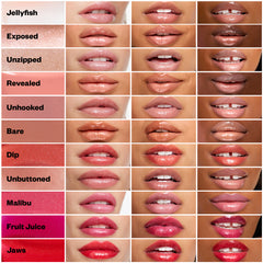 Wet lip oil gloss shade chart
